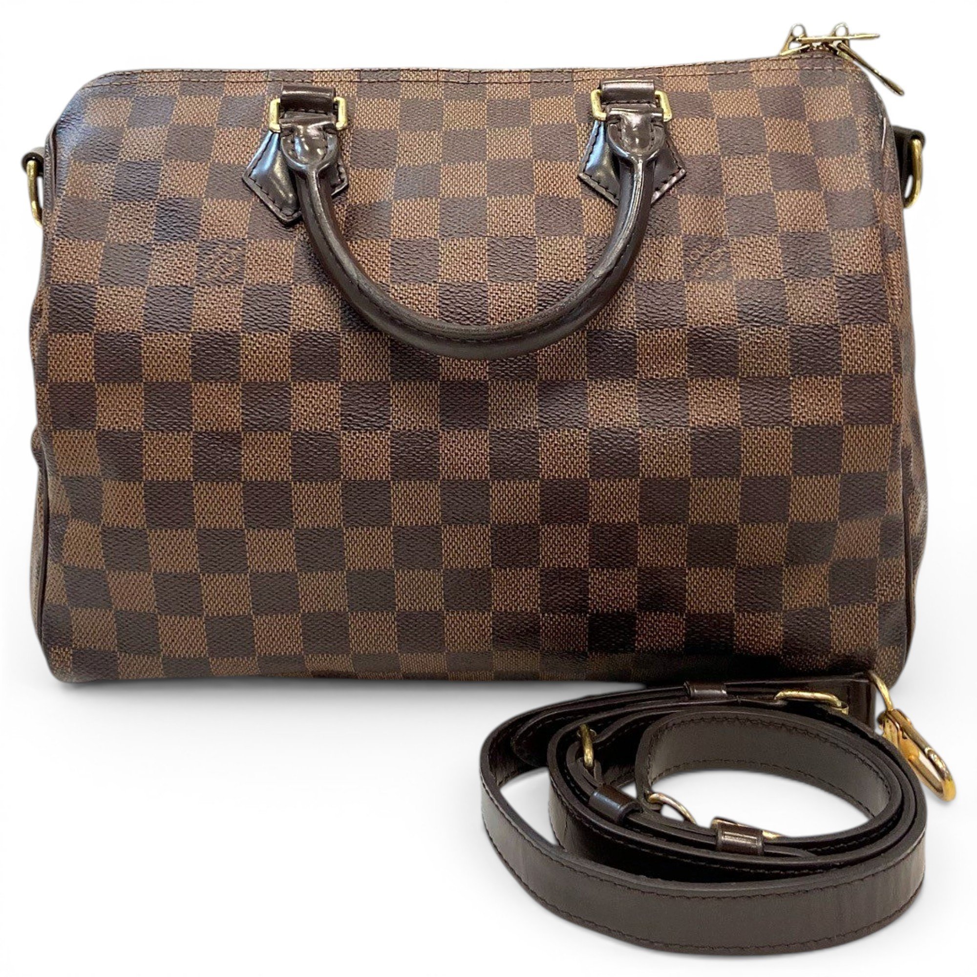 Speedy leather handbag
