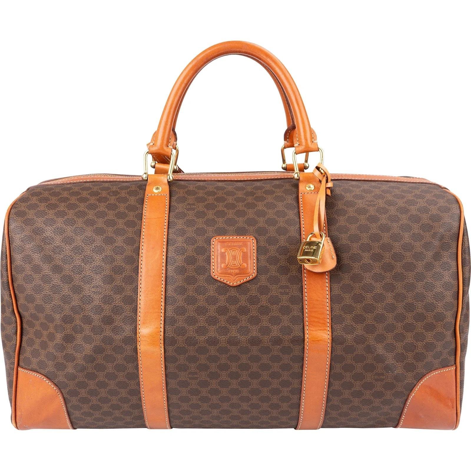 Triomphe leather handbag