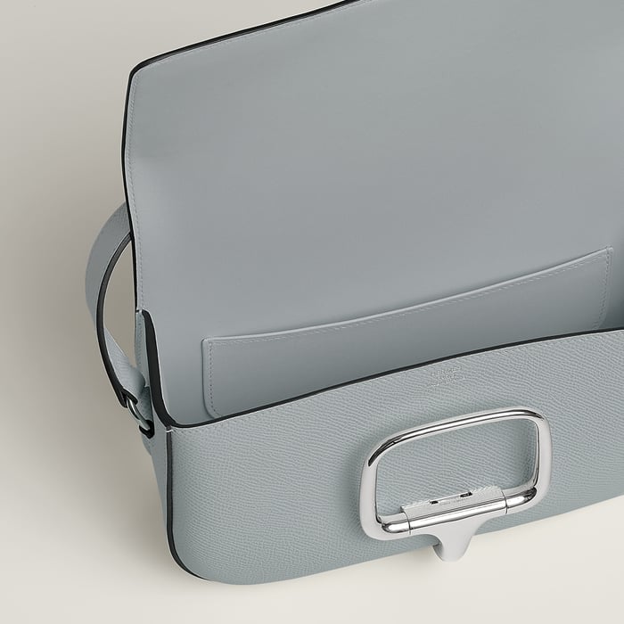 Bleu Glacier Hermès Della Cavalleria Elan Bag