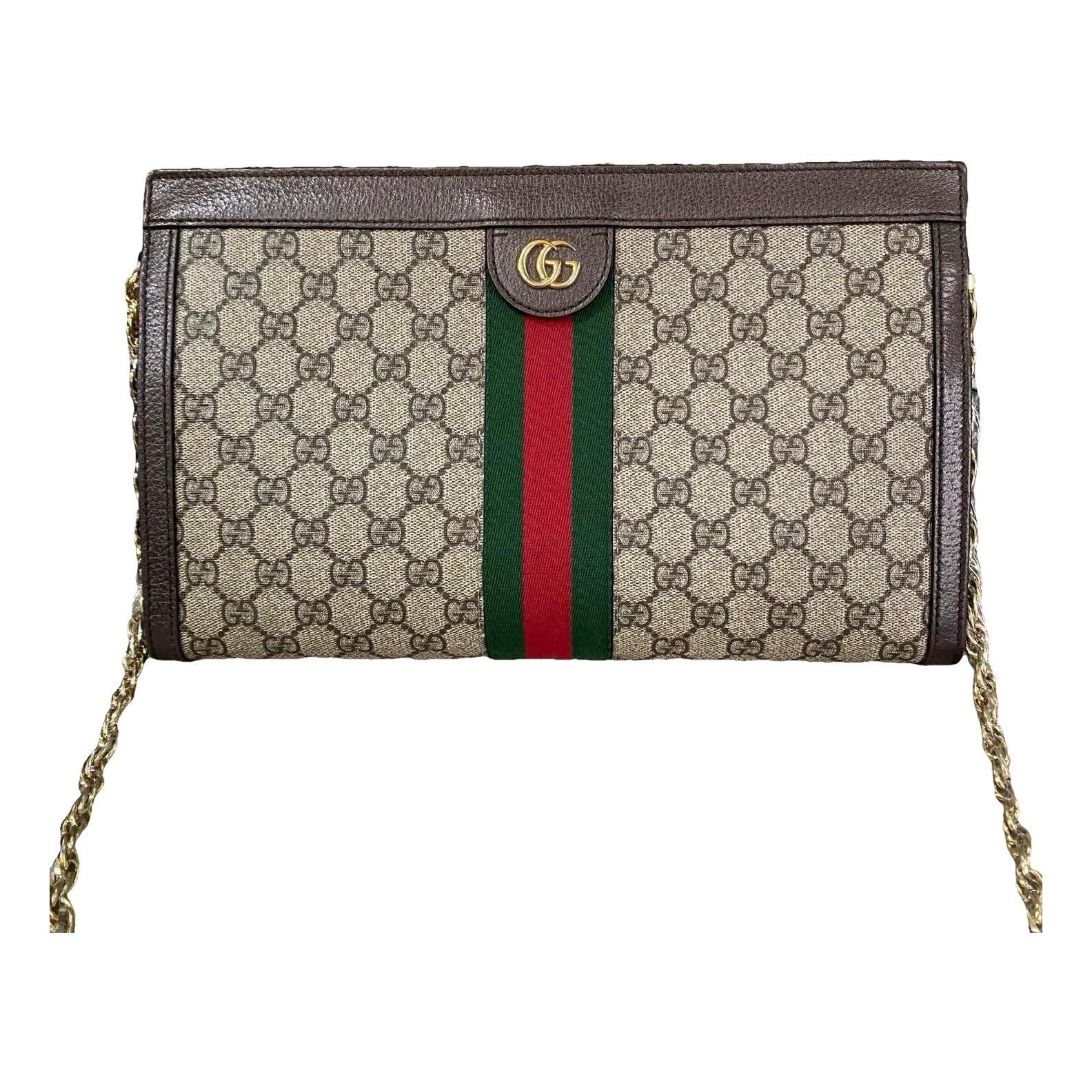 Ophidia Chain leather handbag