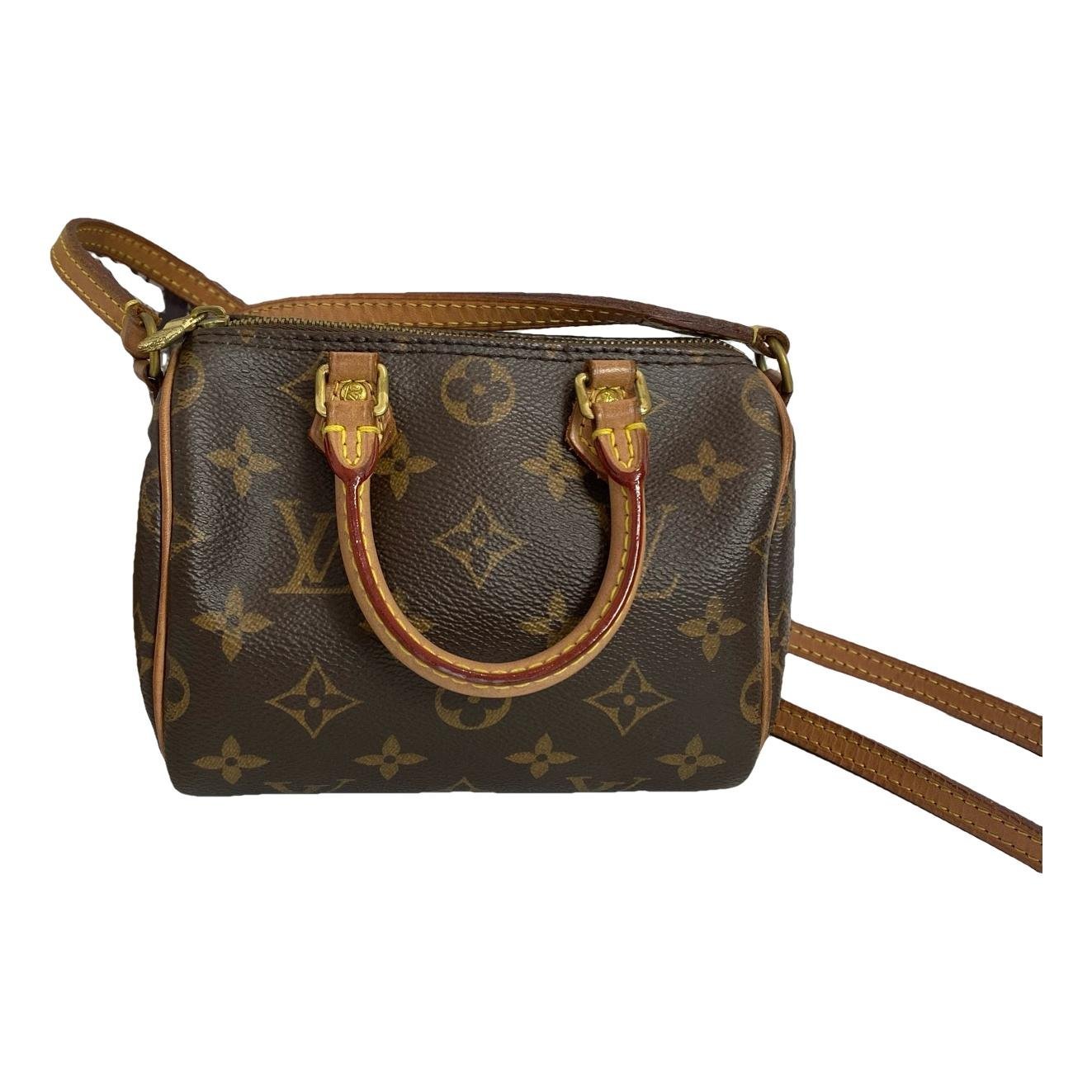 Nano Speedy / Mini HL leather handbag
