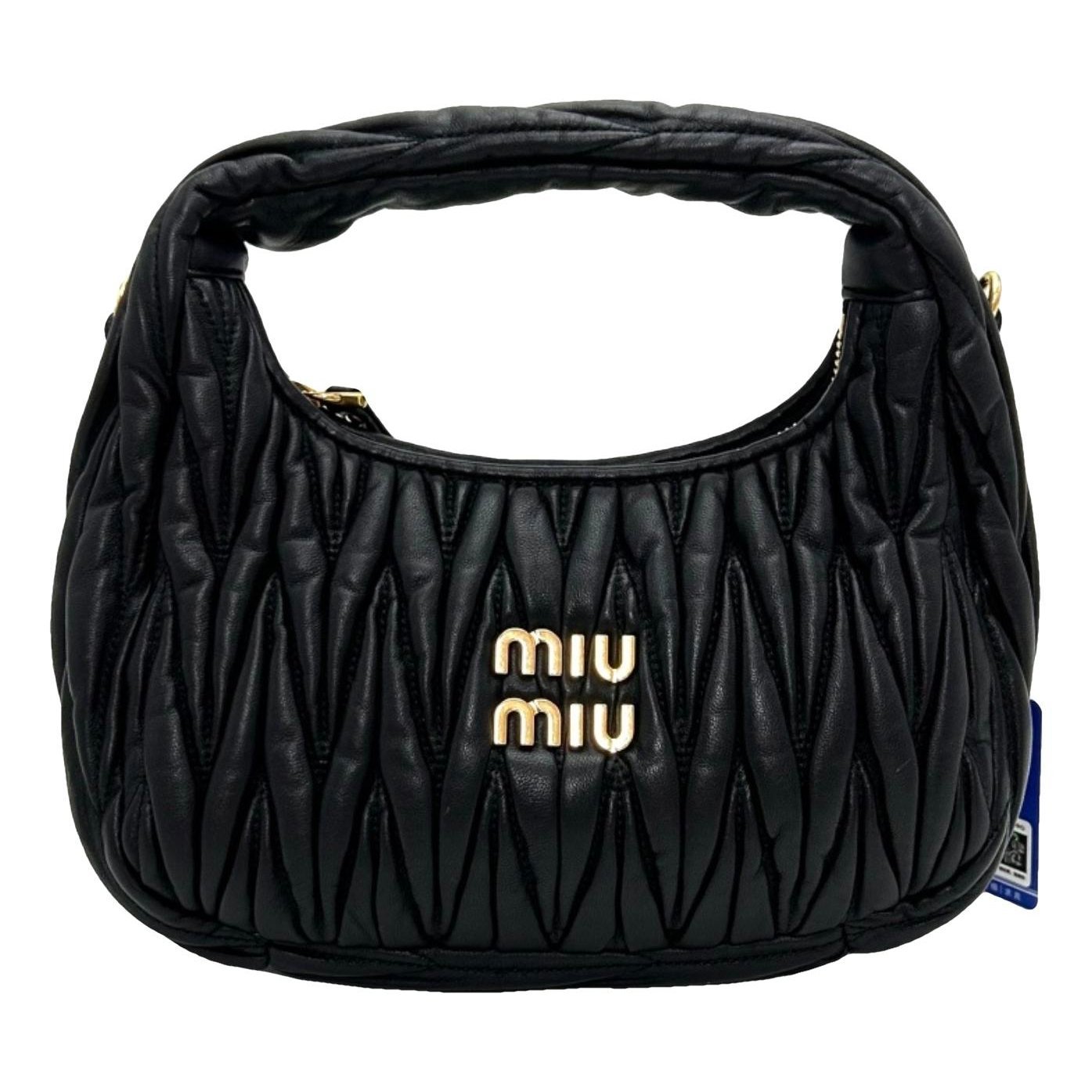 Miu Wander leather handbag