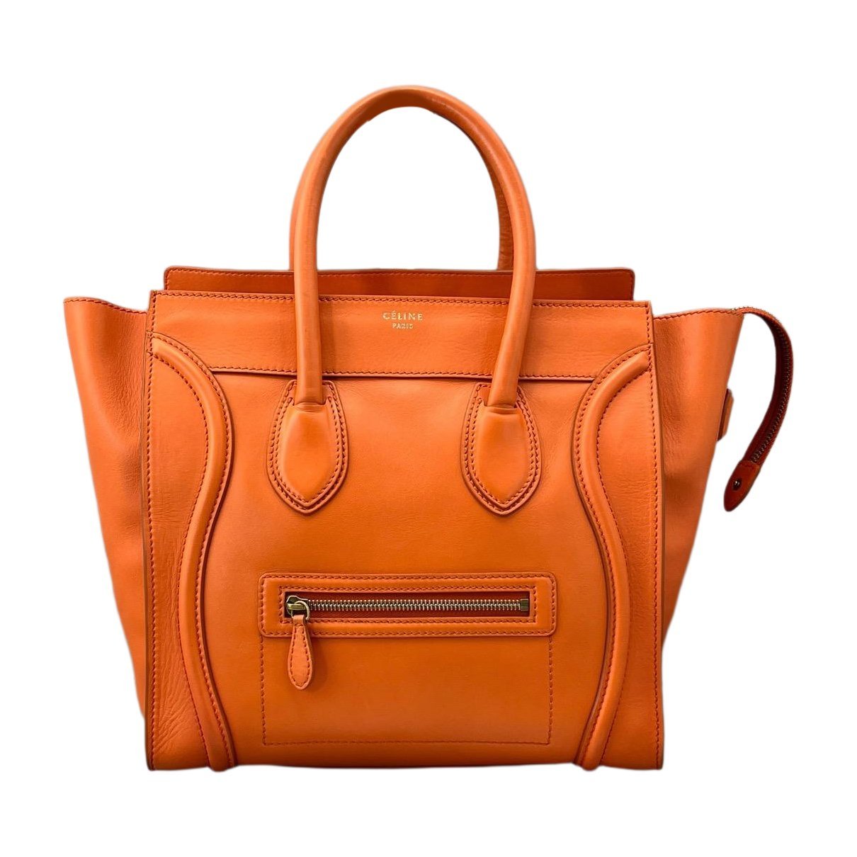 Luggage leather handbag