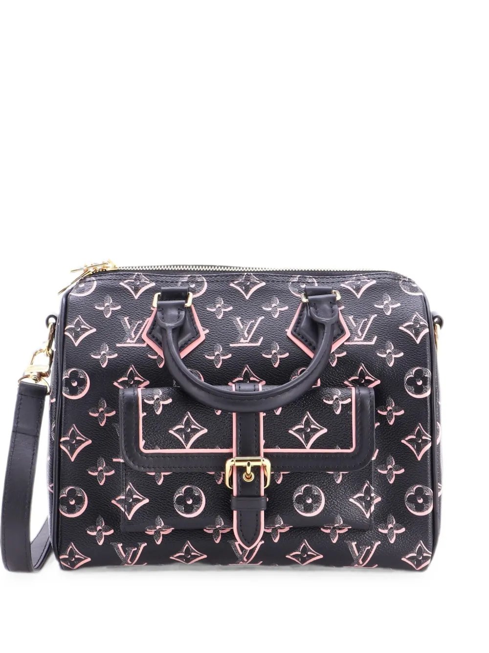 Speedy Bandouliere Bag Fall for You Monogram Canvas 25 satchel