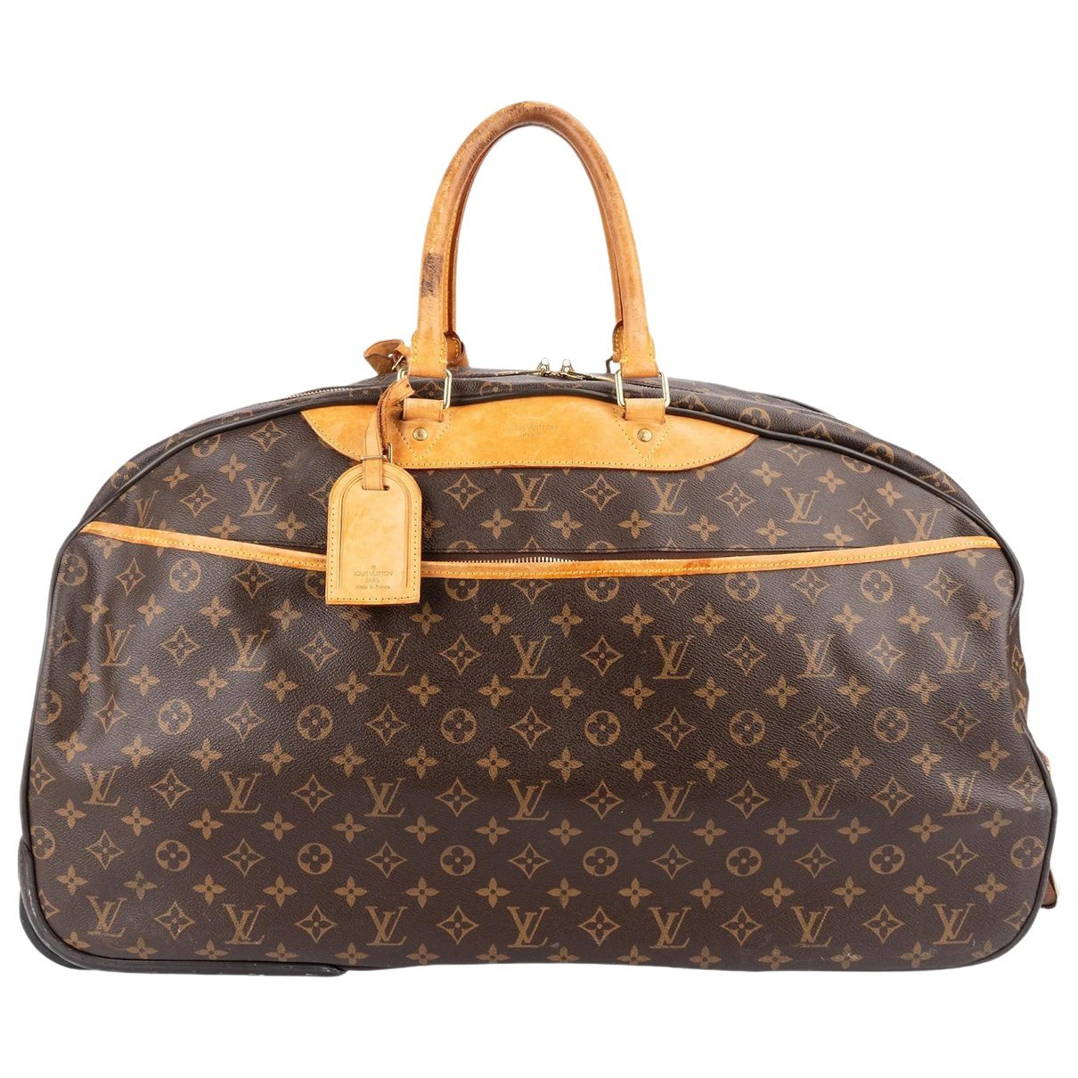Eole leather travel bag