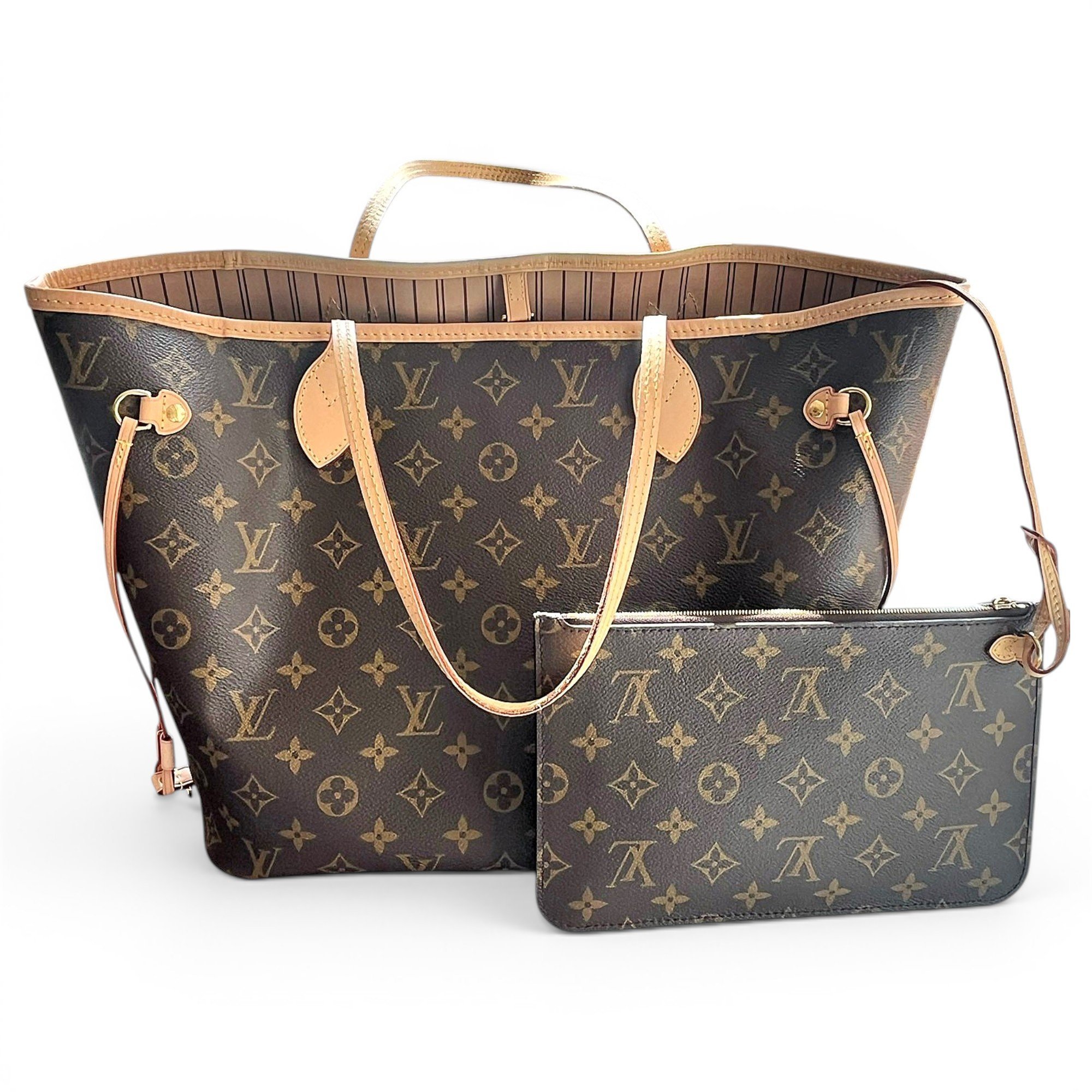 Neverfull leather tote