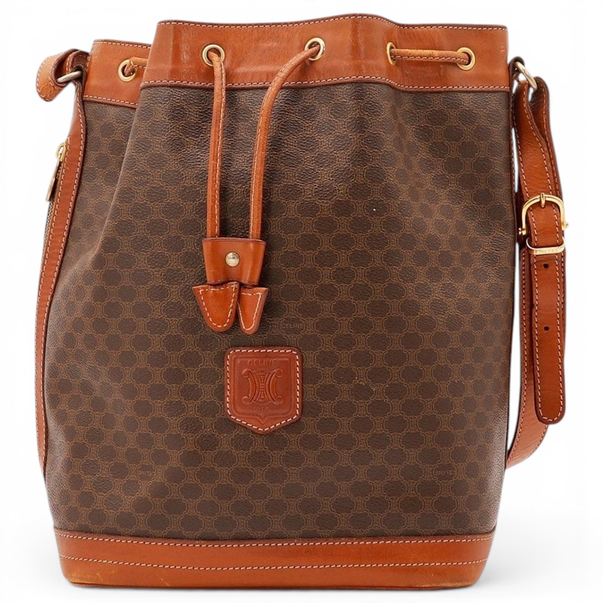 Triomphe leather handbag