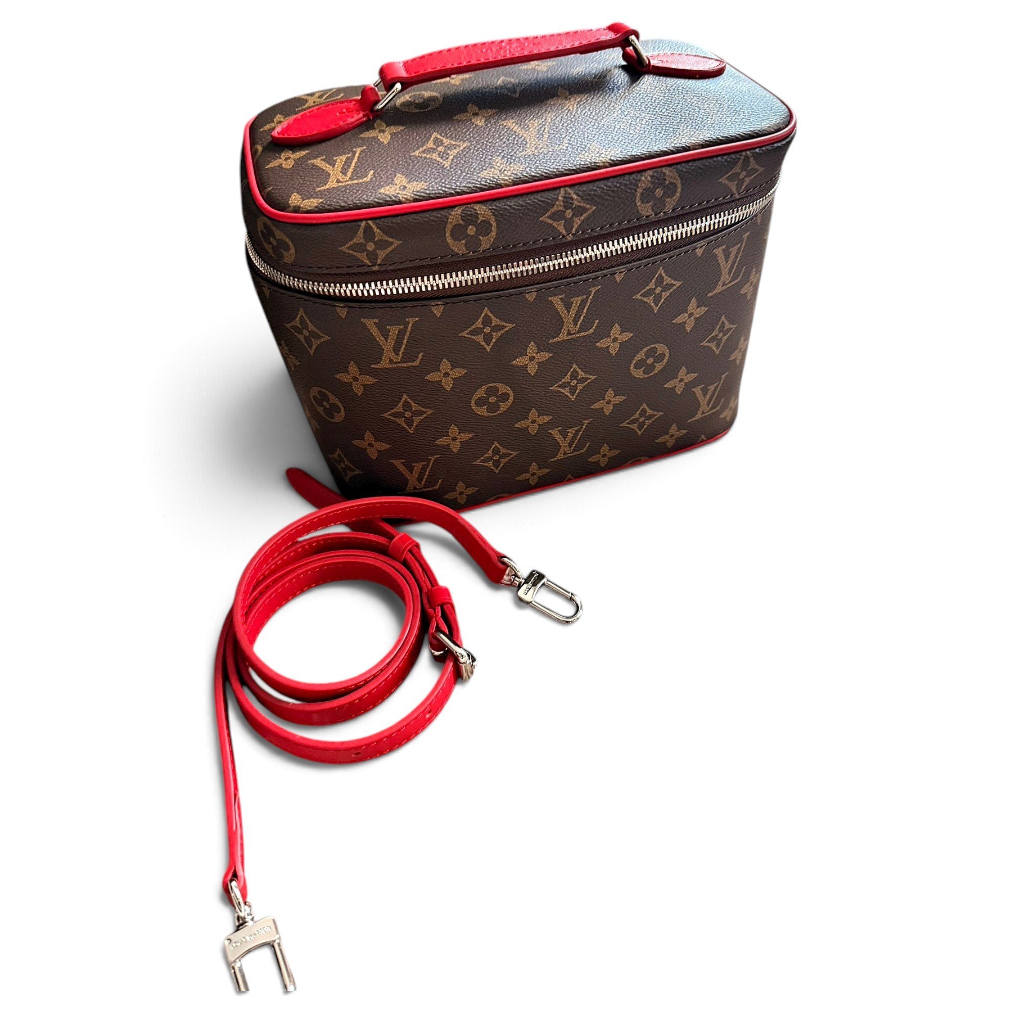 Vanity leather crossbody bag