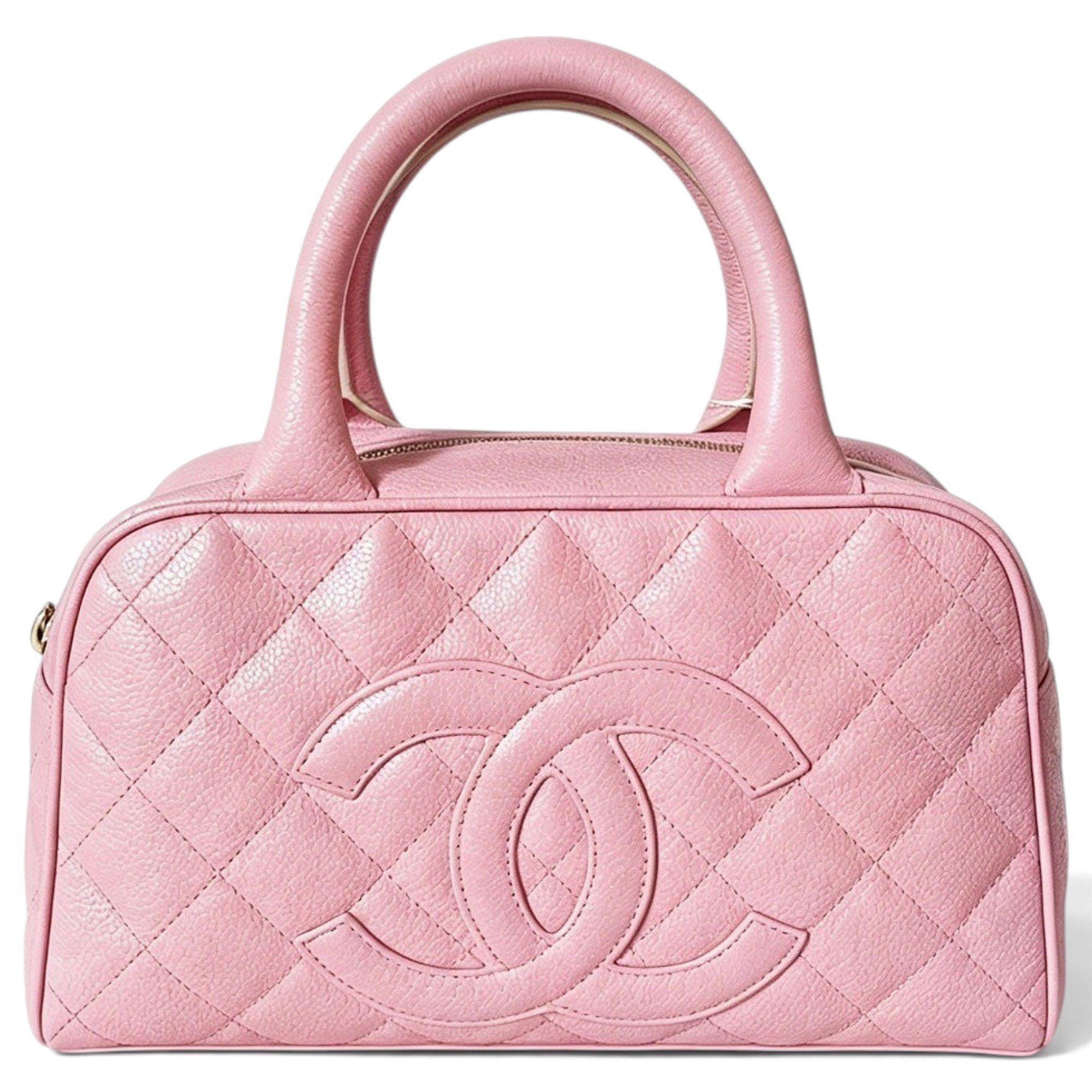 Vintage CC Chain leather handbag