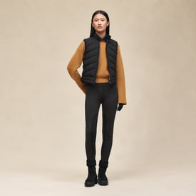 Reversible sleeveless jacket