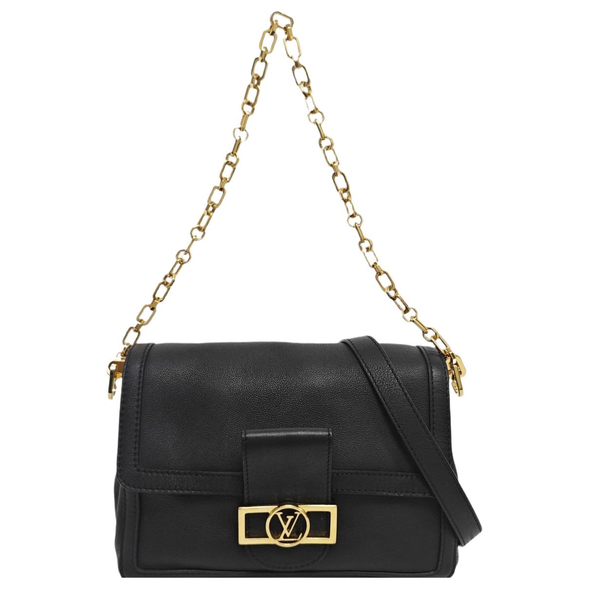 Dauphine leather handbag