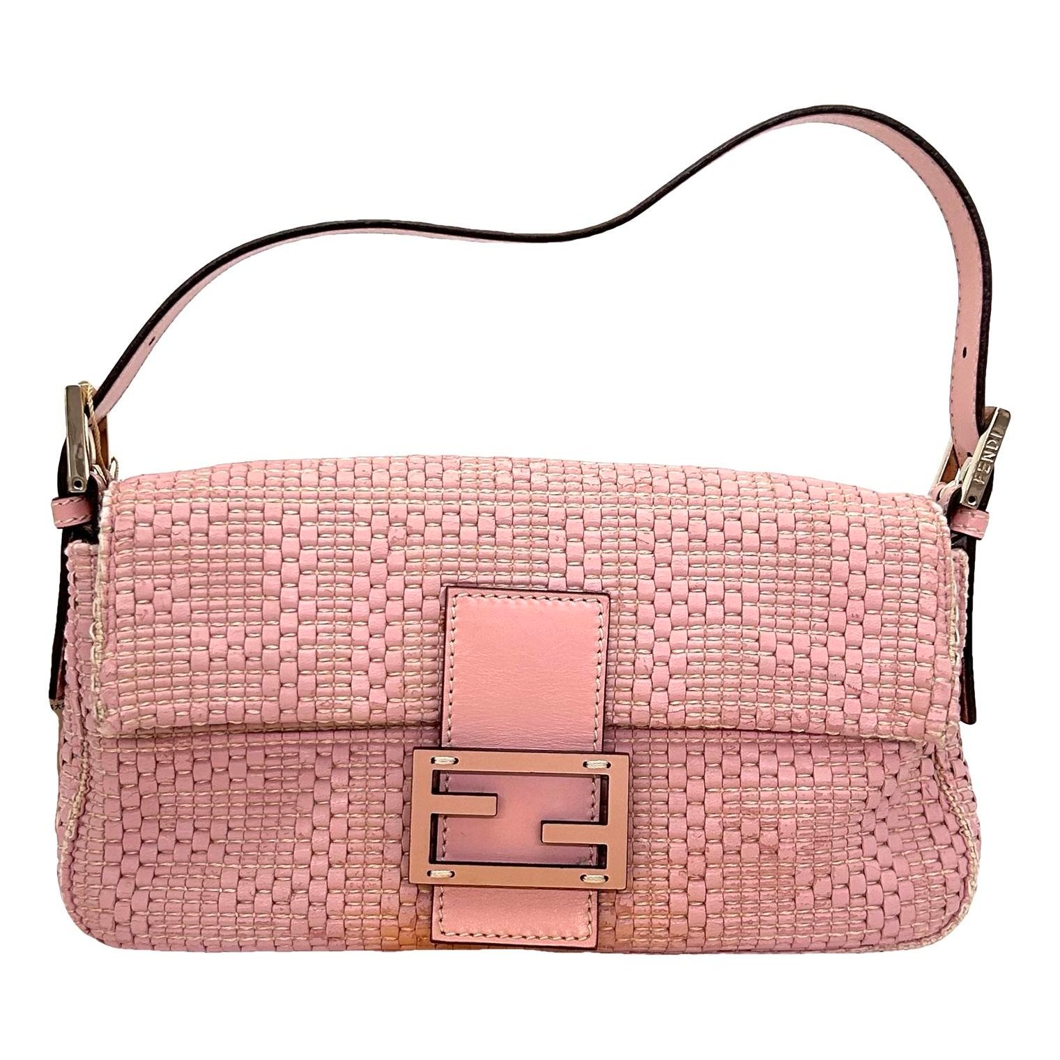 Baguette leather handbag