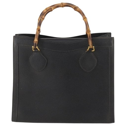 Bamboo leather handbag