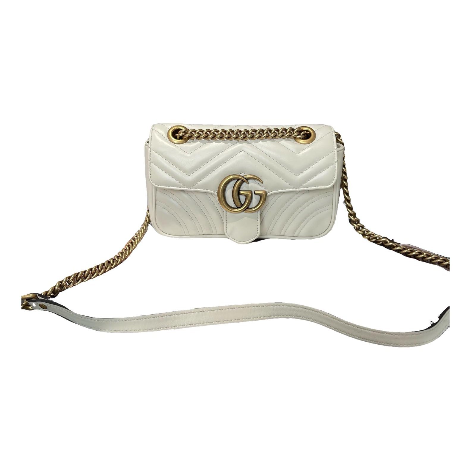 GG Marmont Flap leather handbag