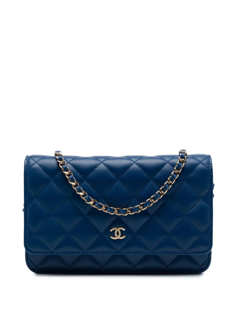 2017-2018 CC Quilted Lambskin Wallet On Chain crossbody bag