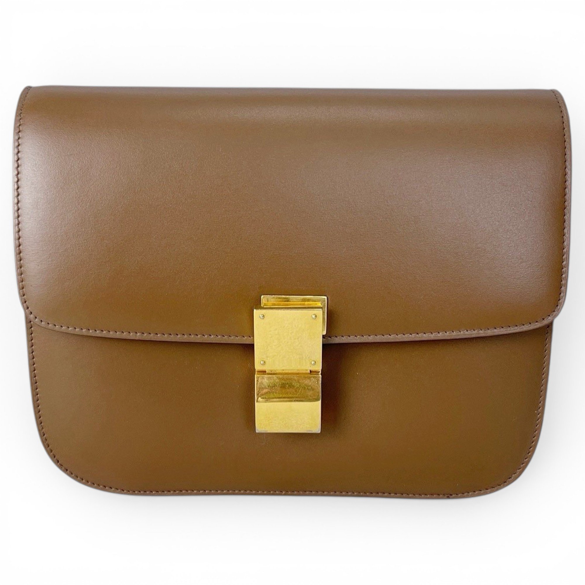 Classic leather crossbody bag