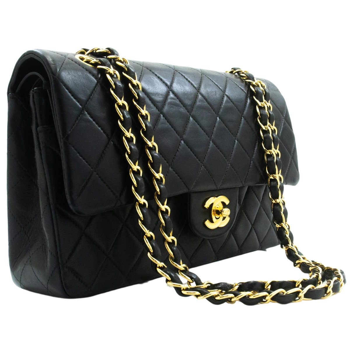 Trendy CC Bowler leather handbag