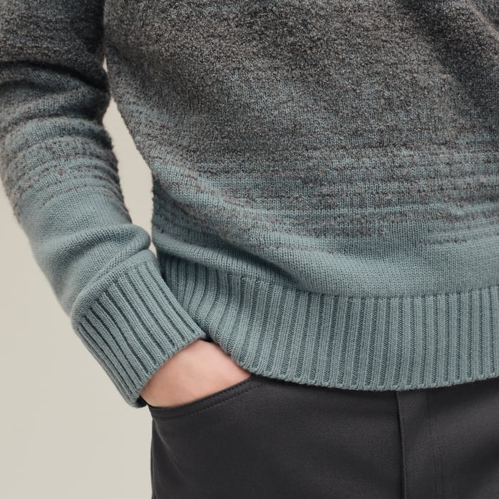 Eucalyptus "Bouclette Ombree" Crewneck Sweater