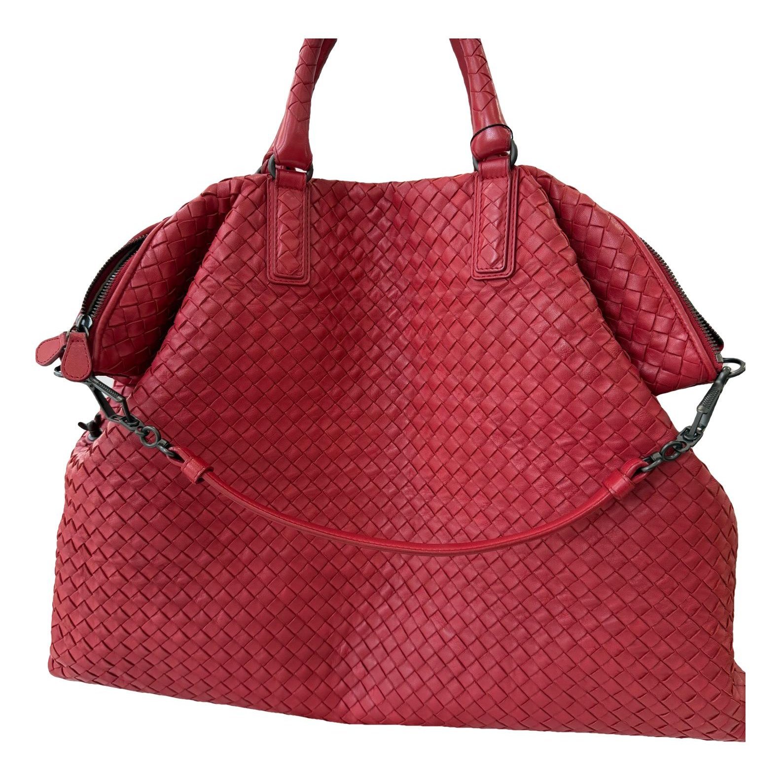 Leather tote