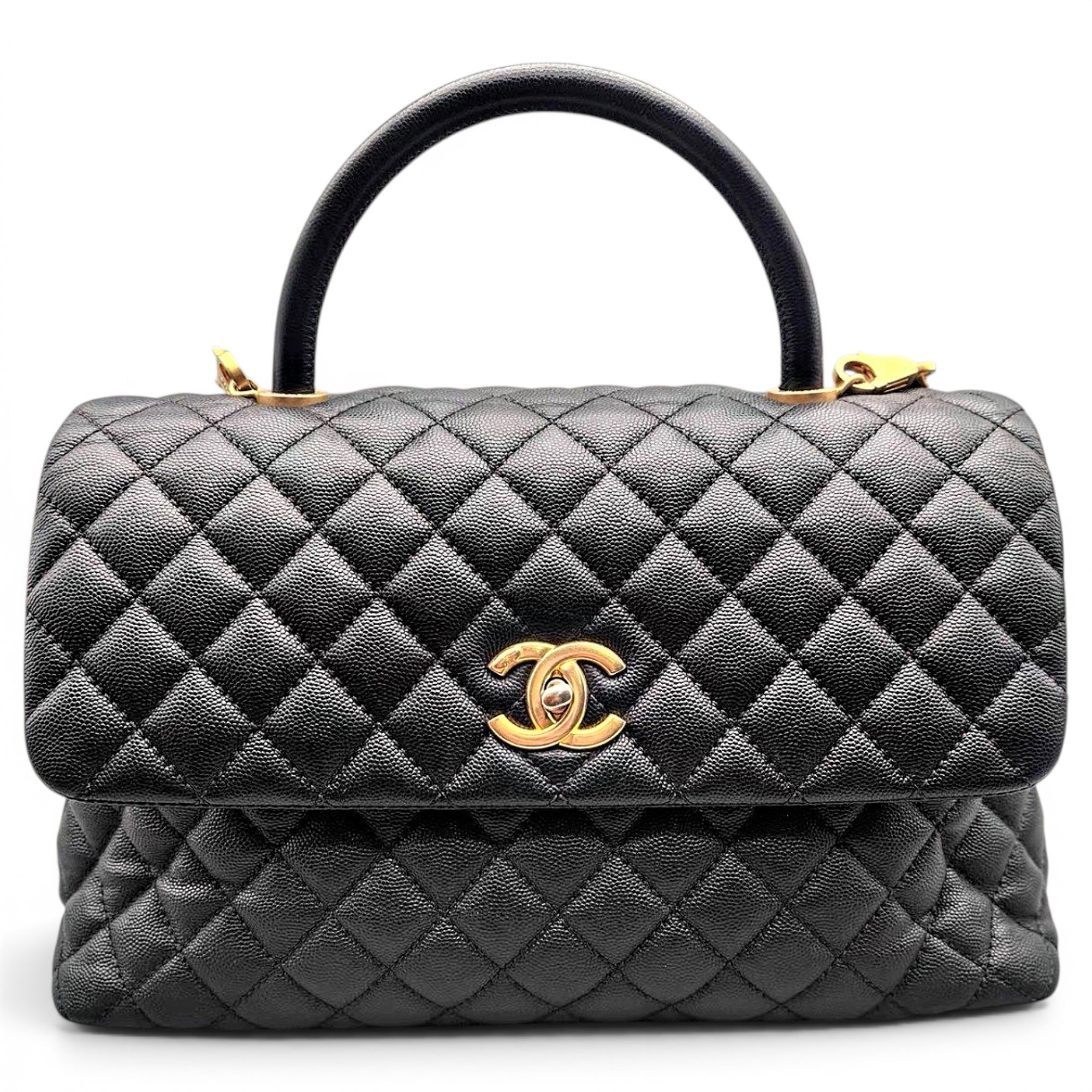 Coco Handle leather handbag