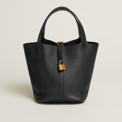 Picotin Lock 22 bag in Noir