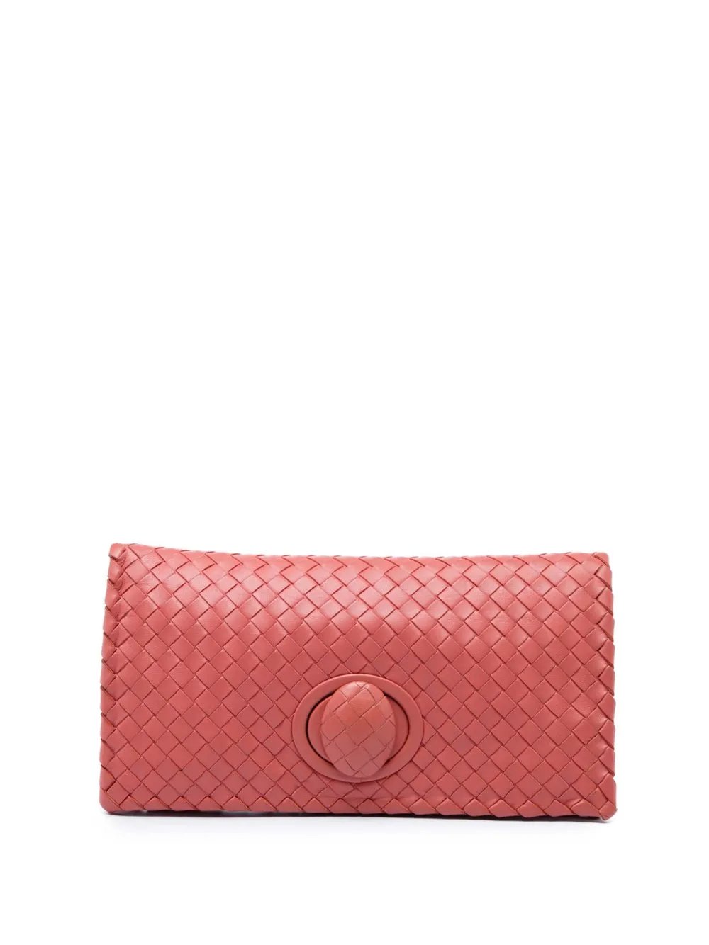 2012-2026 Nappa Intrecciato Turn Lock clutch bag
