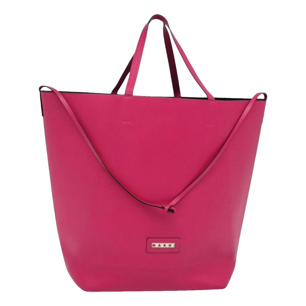 Leather tote