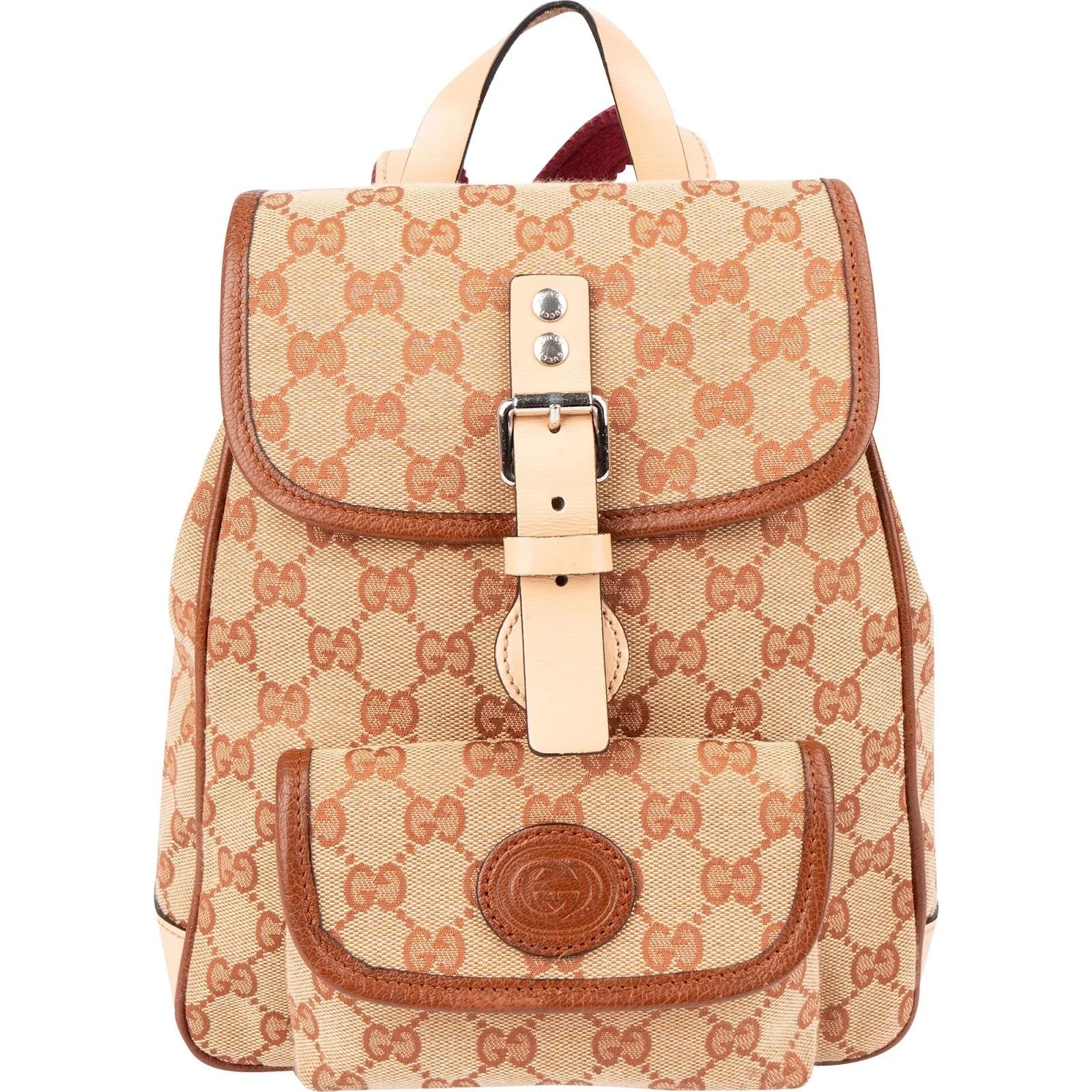 Leather backpack