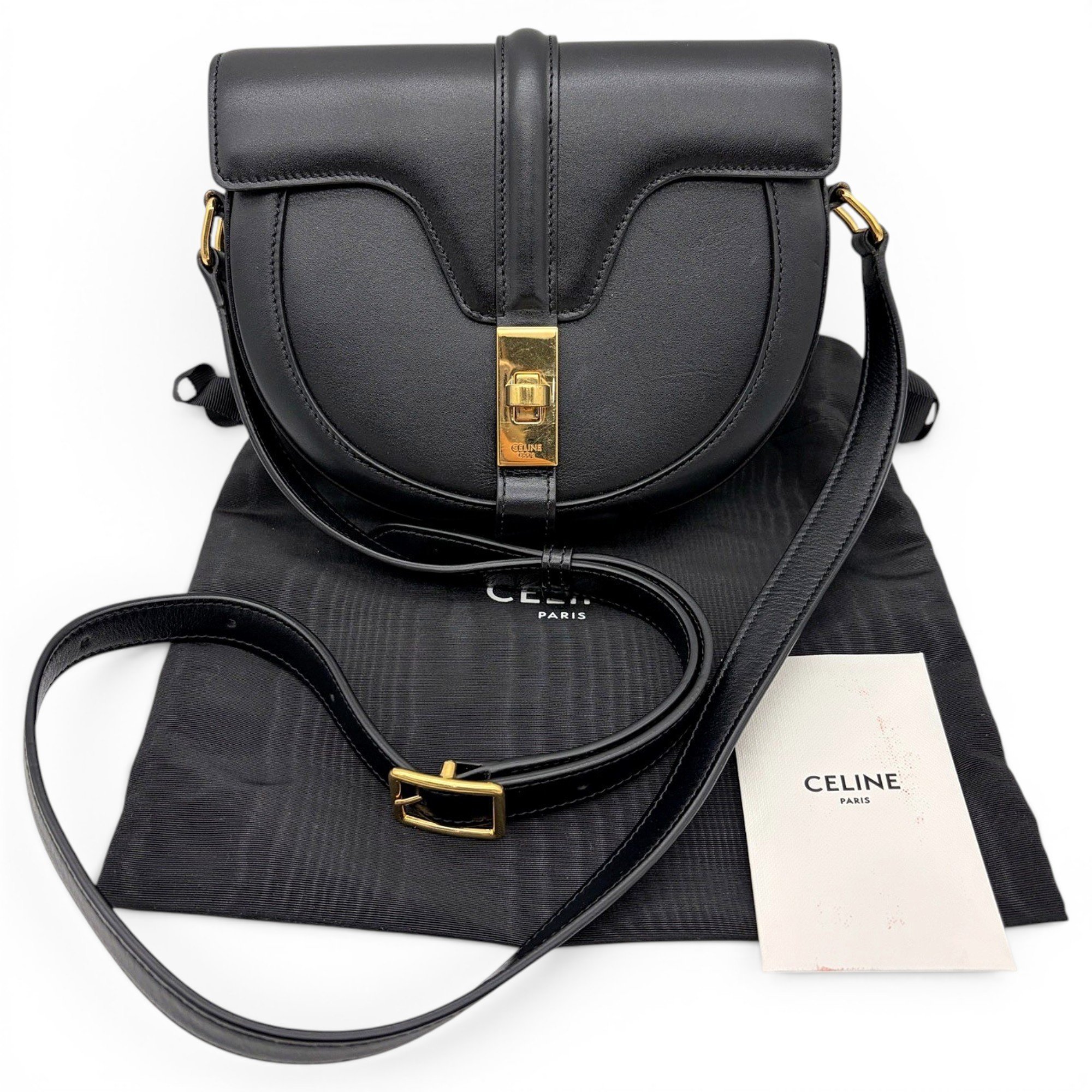 SAC 16 BESACE leather handbag