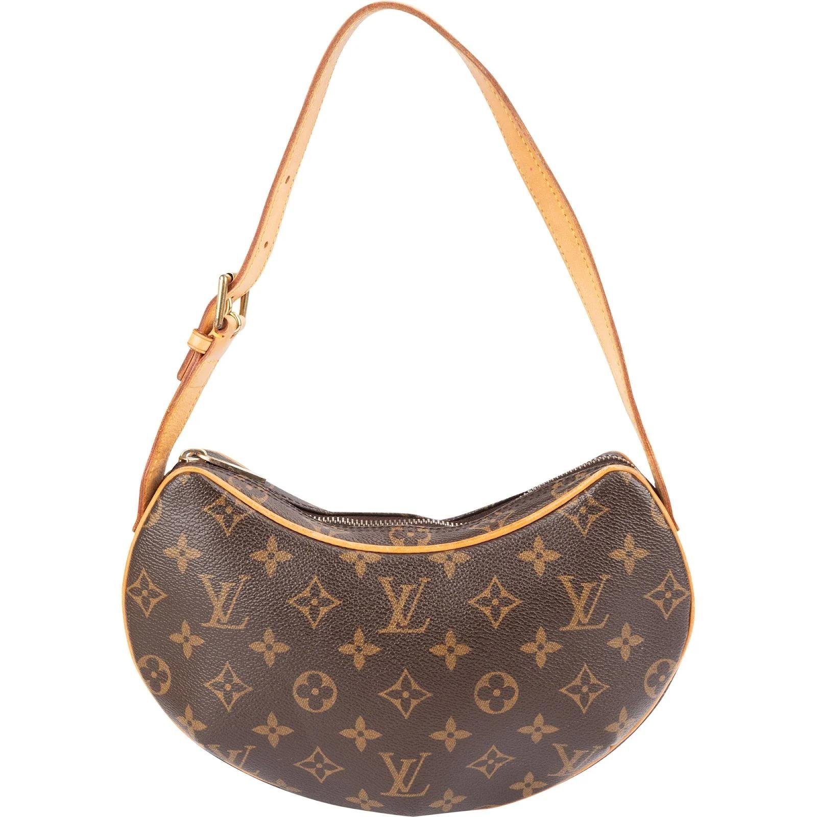 Croissant leather handbag