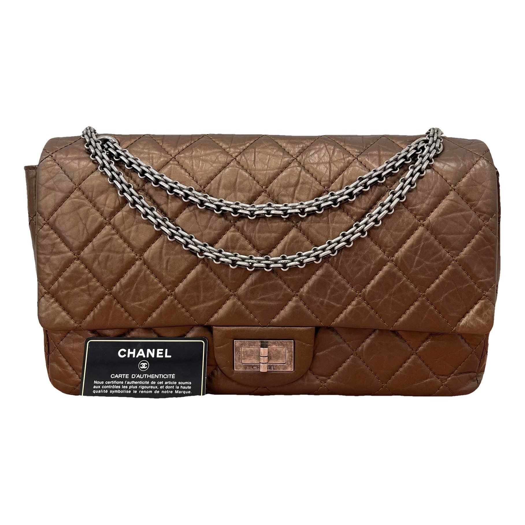 2.55 glitter handbag