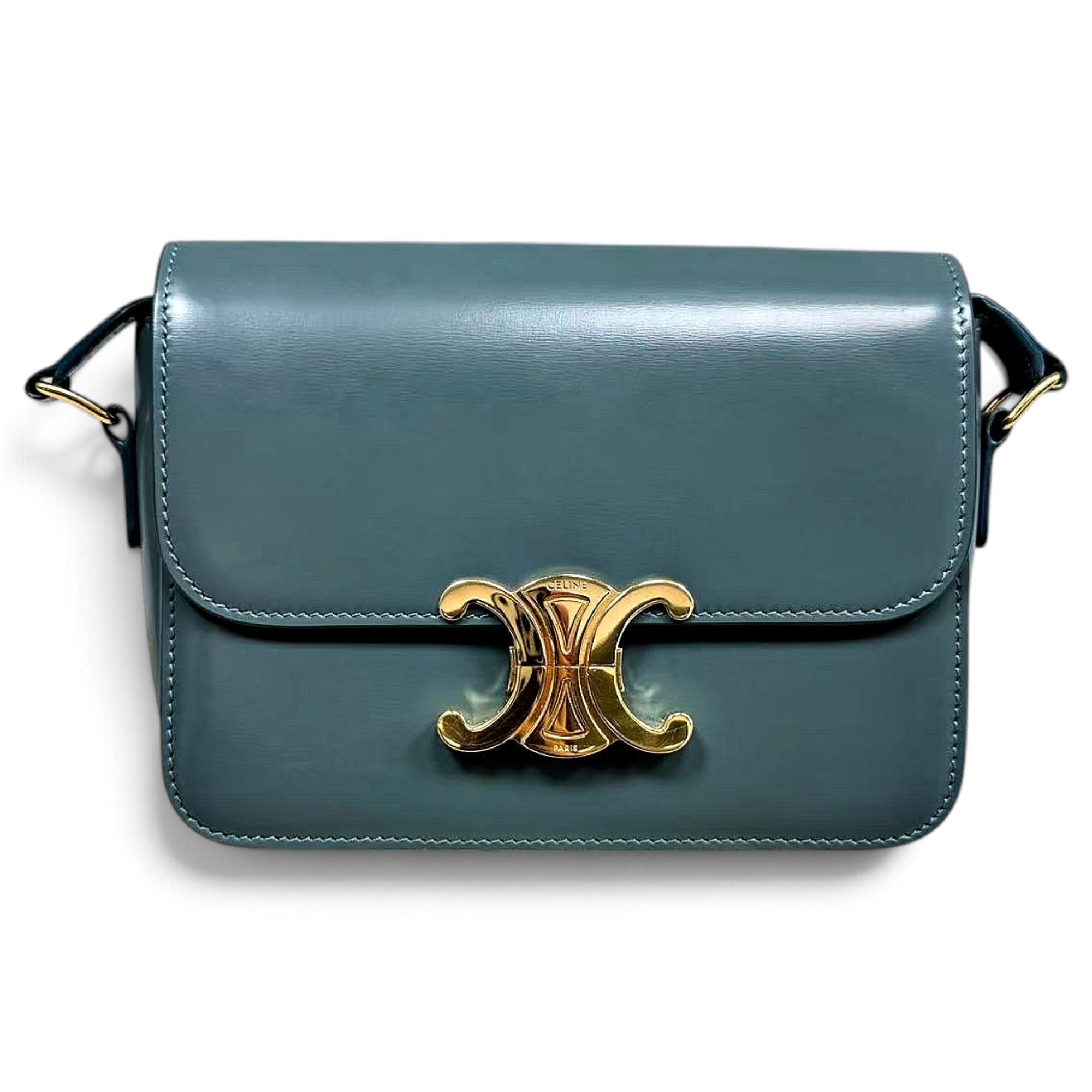 Celine Triomphe leather handbag