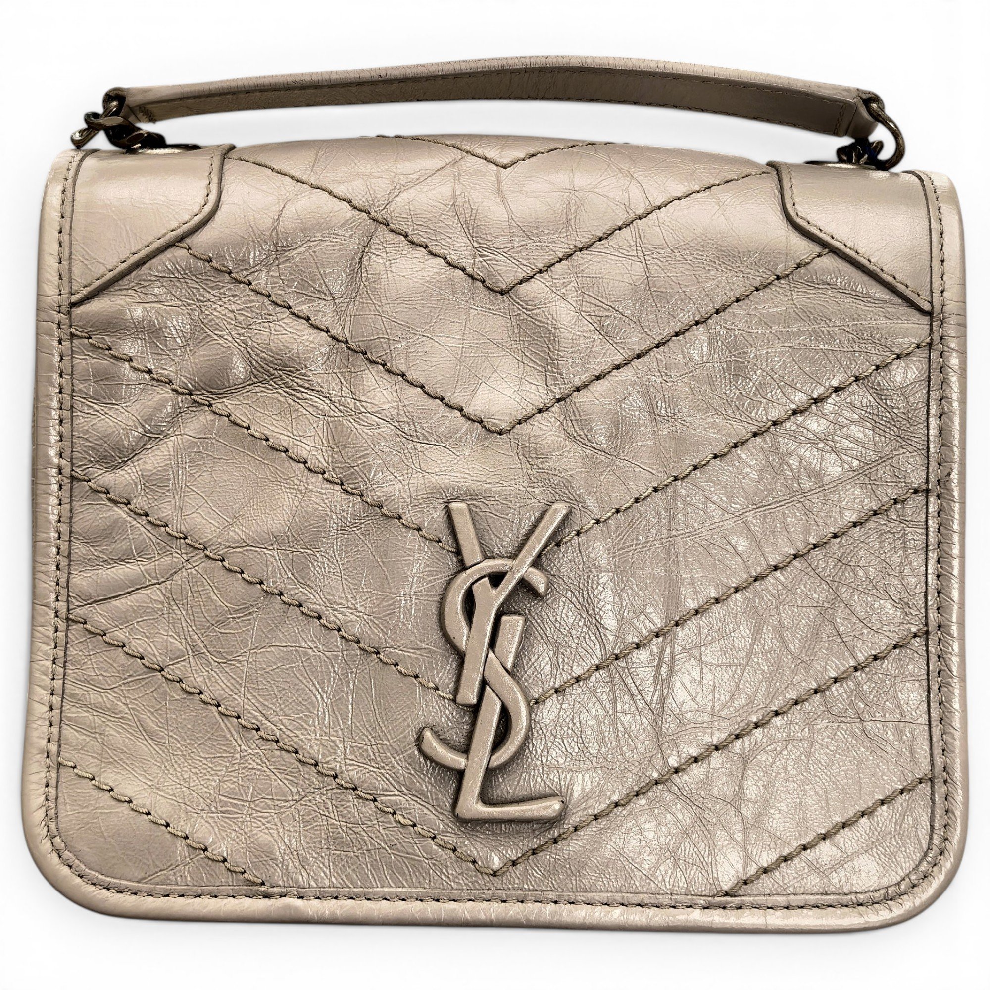 Niki leather crossbody bag