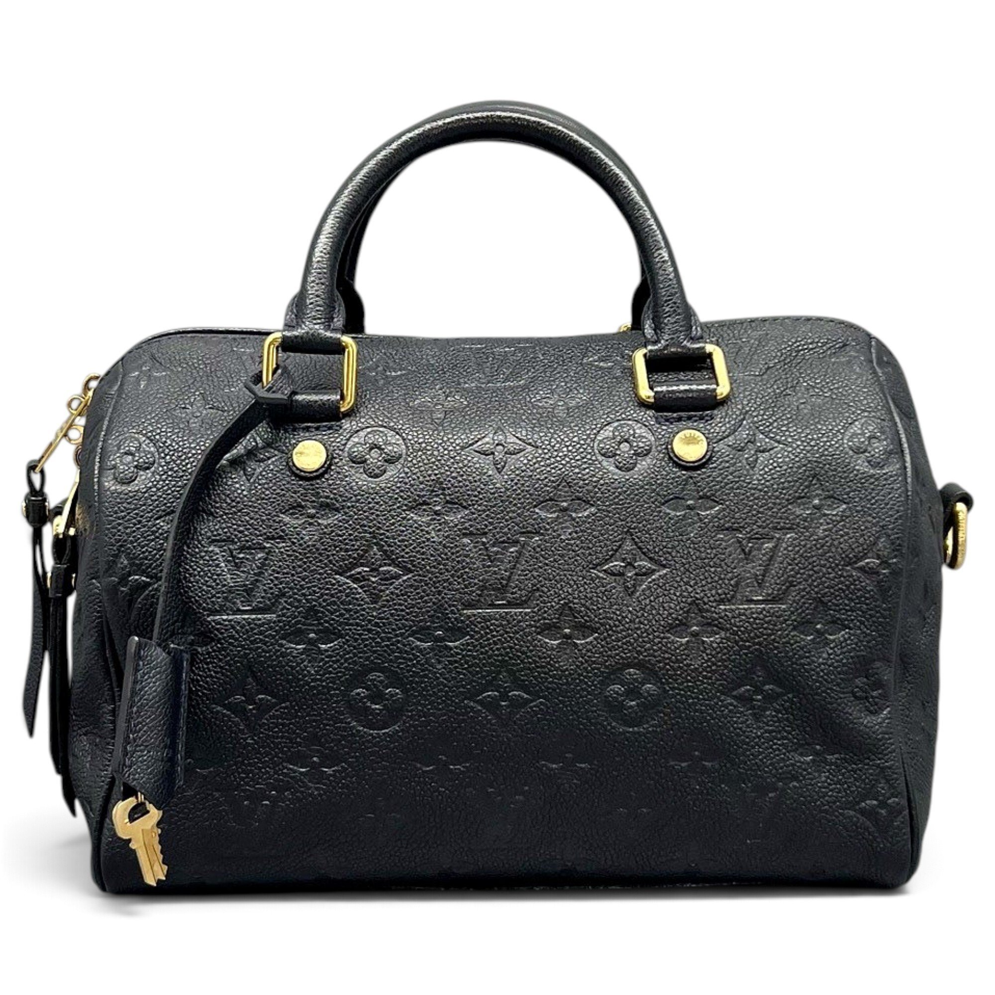 Speedy leather handbag