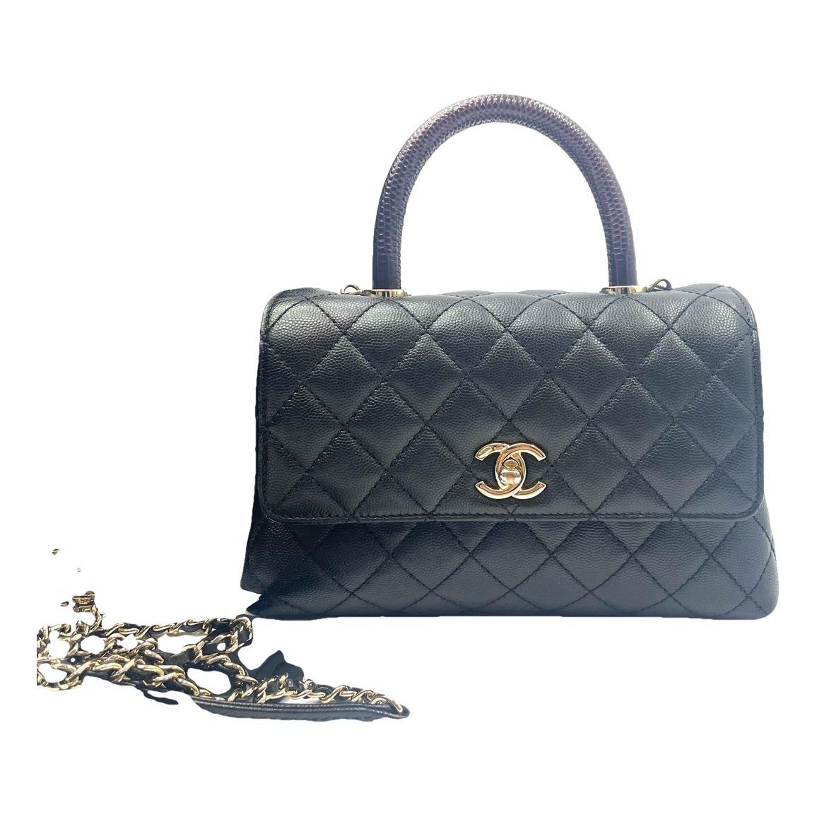 Coco Handle leather handbag