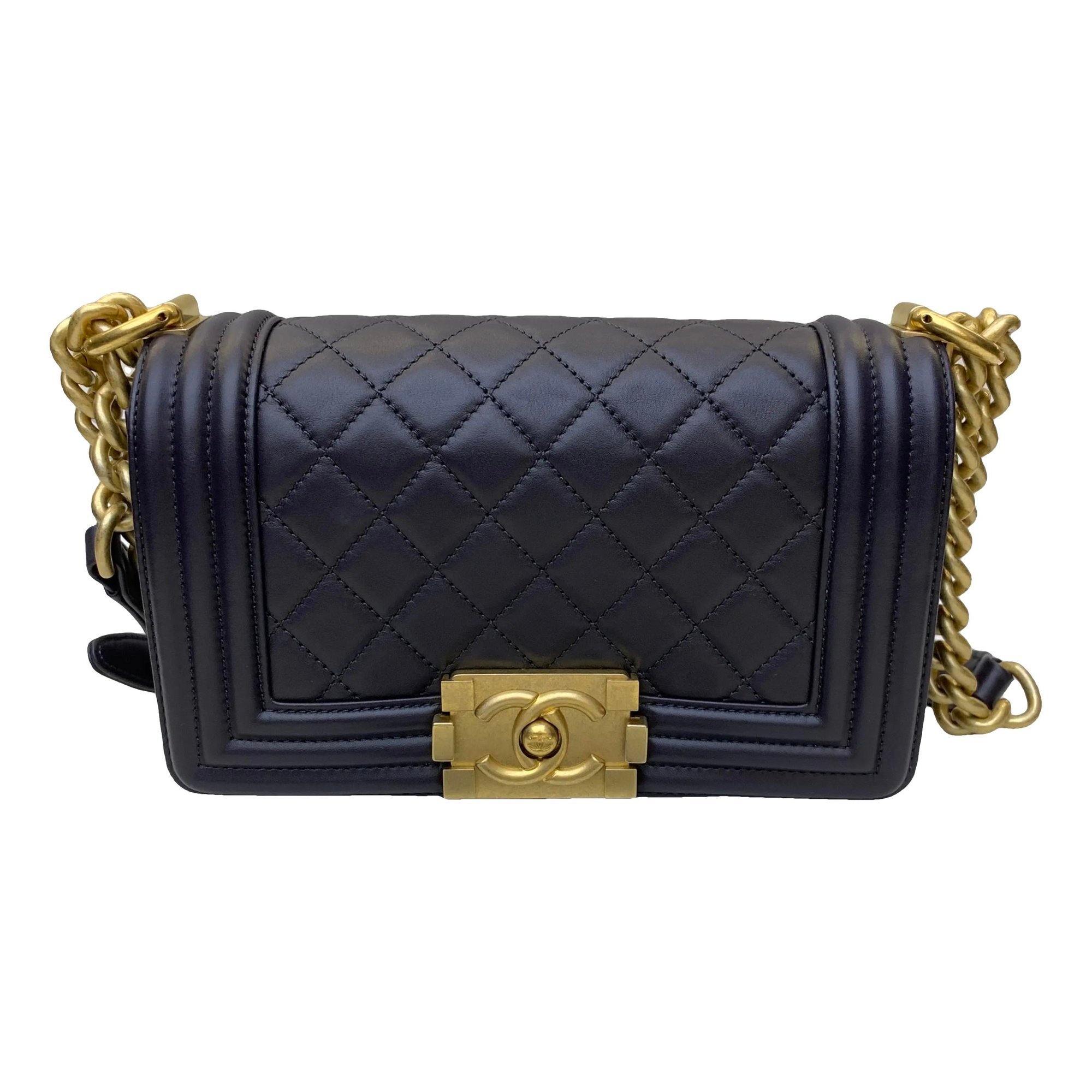 Boy leather crossbody bag