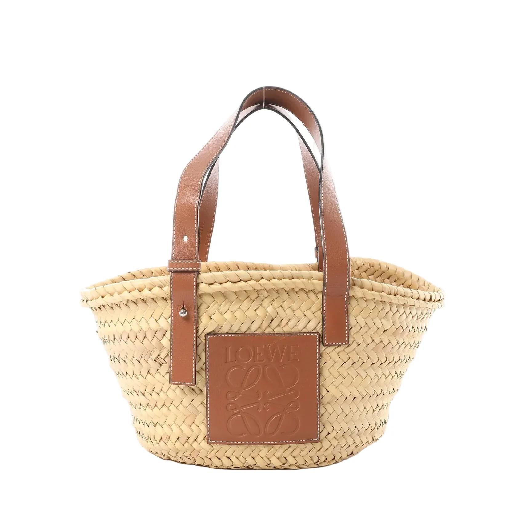 Anagram Basket leather handbag