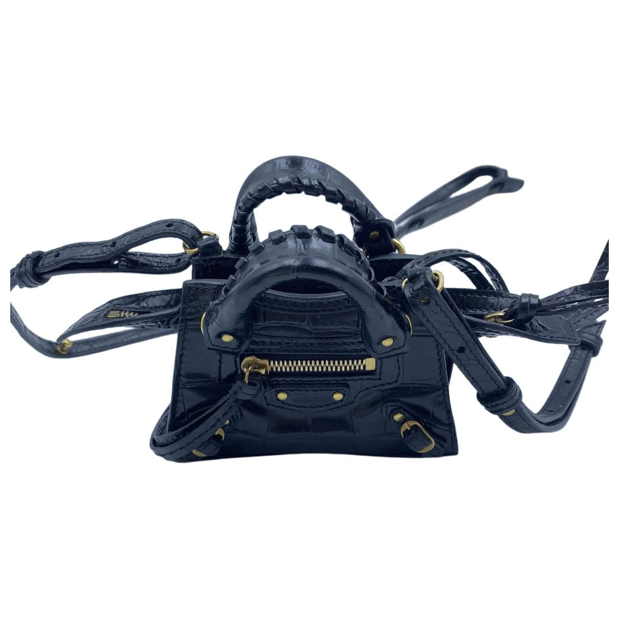 Balenciaga Classic Metalic leather handbag