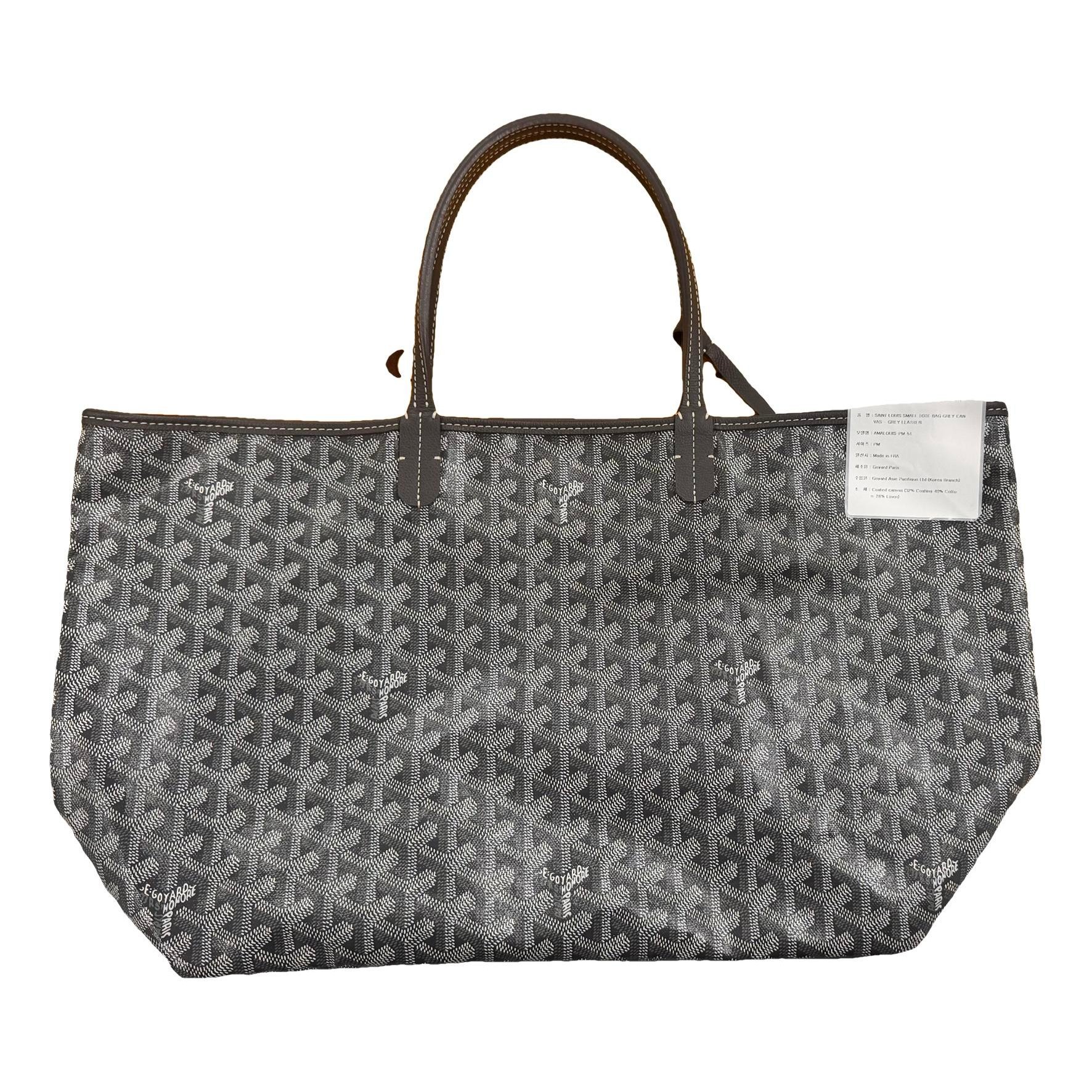 Goyard Saint-Louis leather tote