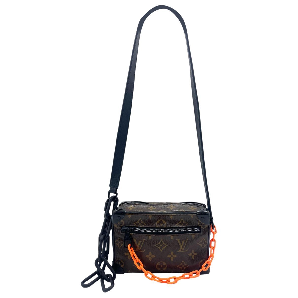 Side Trunk leather handbag
