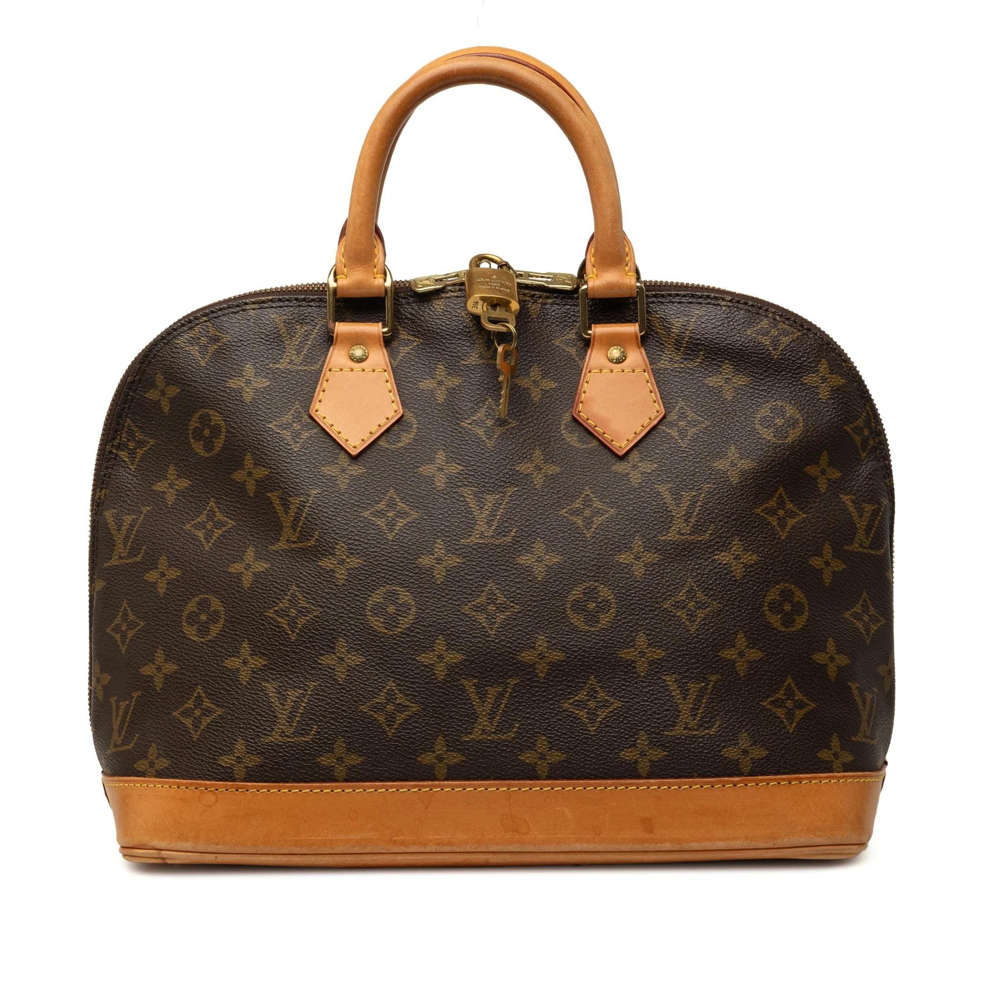 Alma leather handbag