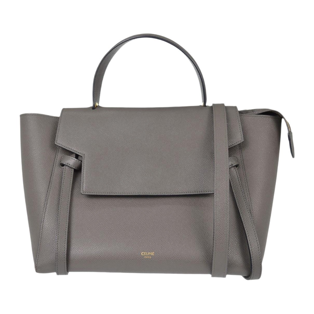 Belt leather handbag