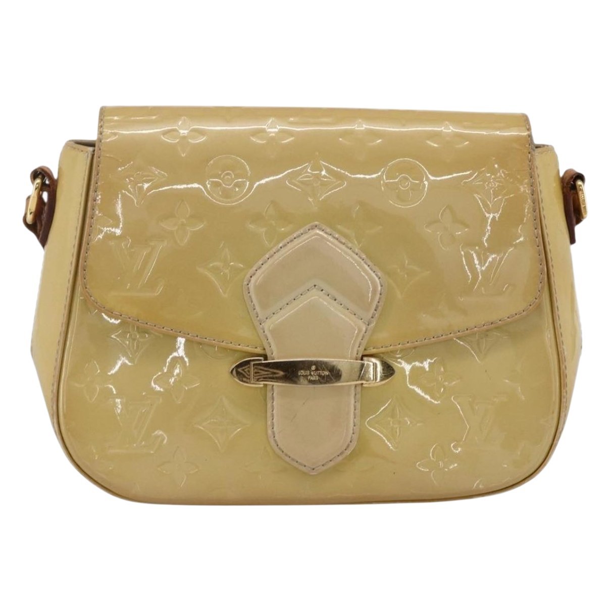 Patent leather handbag