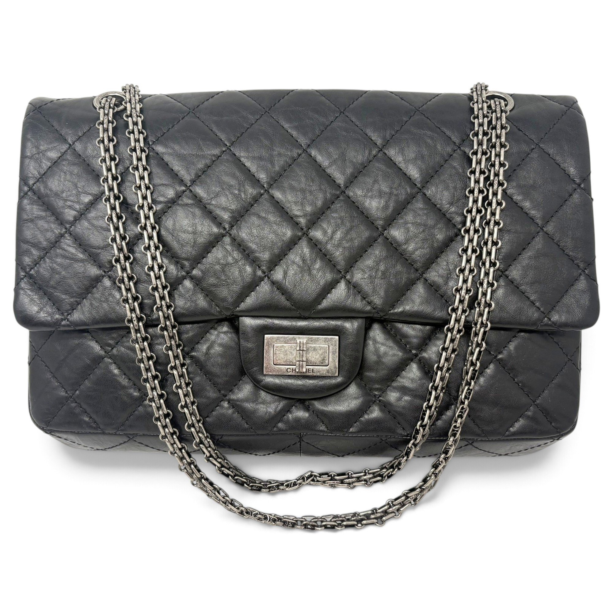 2.55 leather handbag