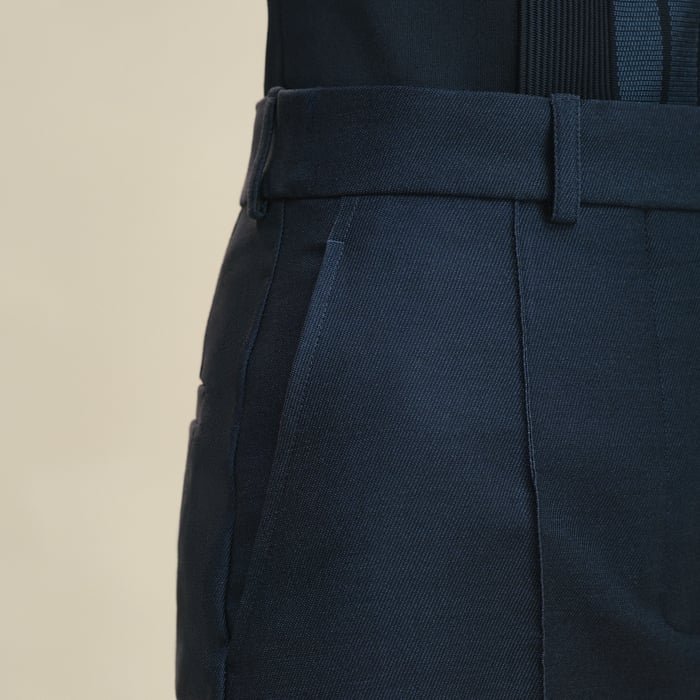 Bleu Céleste High-waisted Shorts
