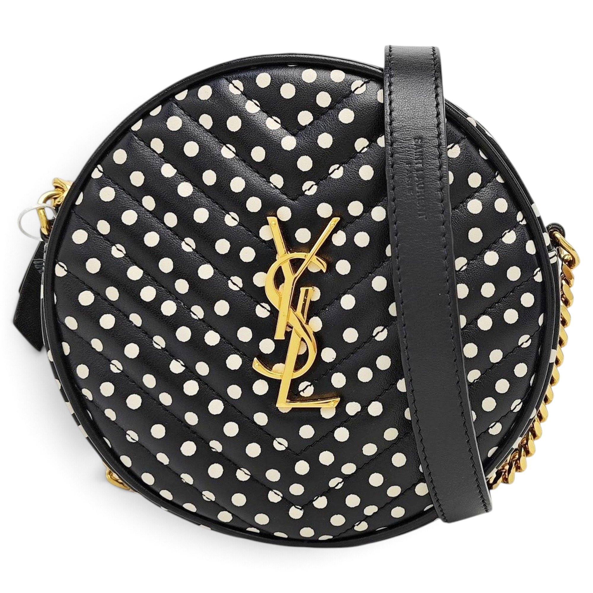 Vinyle leather handbag