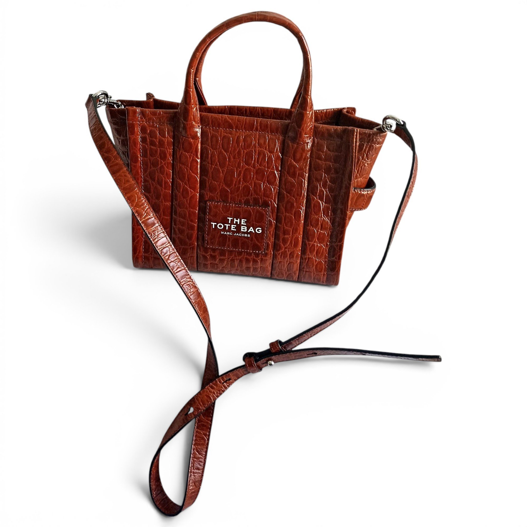 The Tag Tote leather tote