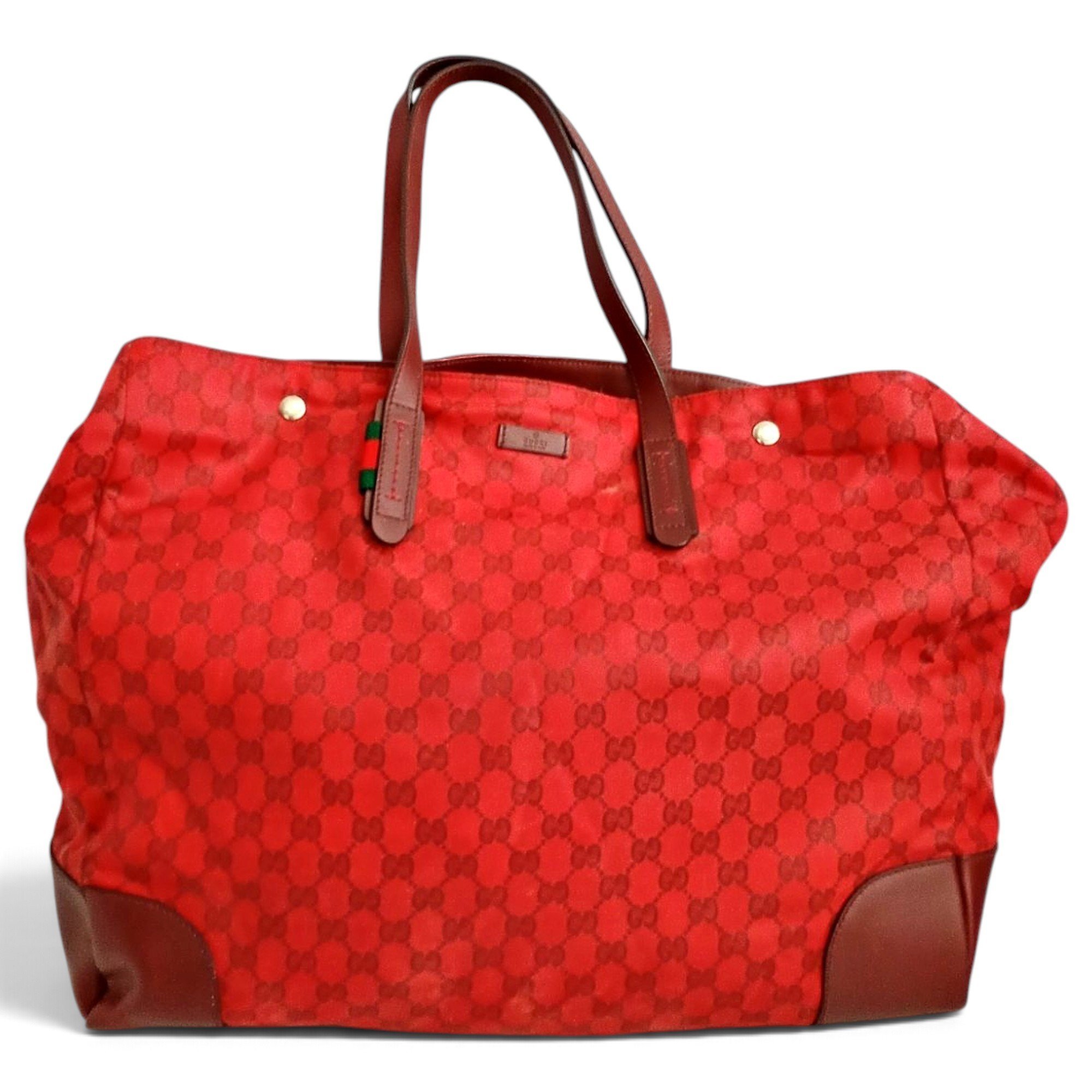 Leather tote
