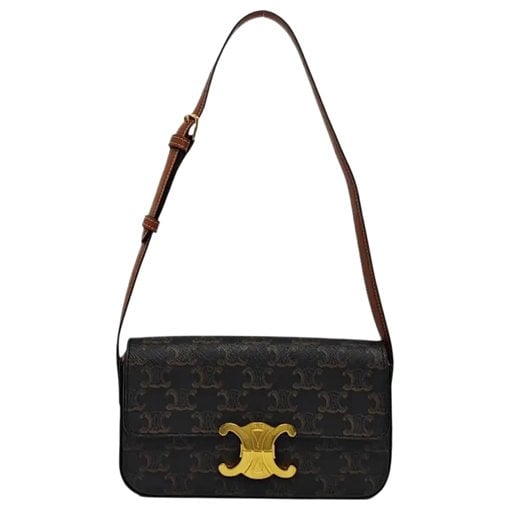 Triomphe leather handbag