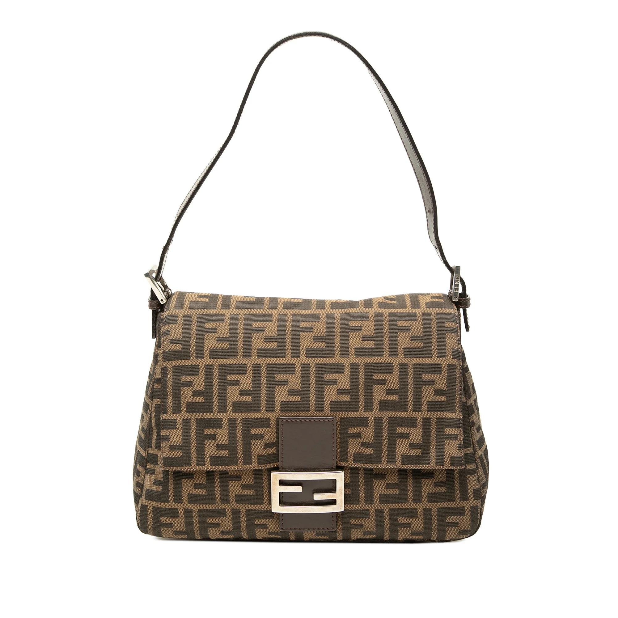 Pocket leather handbag